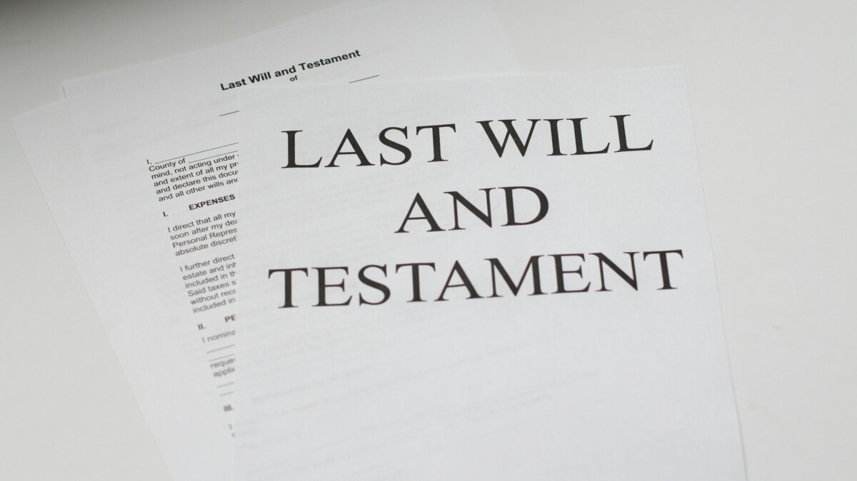 A Last Will and Testament document